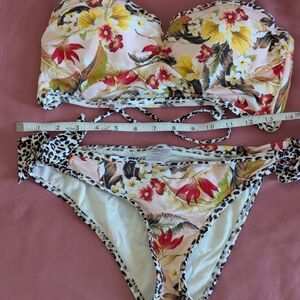 Floral Print Women's Bikini Set